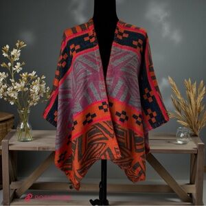 💖 Ahujasons Mohair Blend Open Front Cape 💖